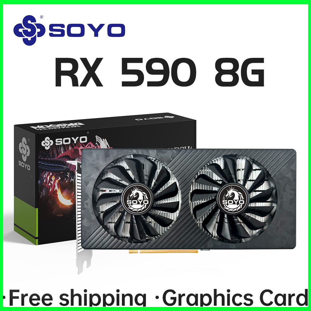 SOYO AMD RX 590 8GB Placa De c - Rtx 3070 8Gb Graphics Card avis et prix